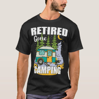 退職したおもしろいGod Camping 楽しむ Your Retiment Tシャツ