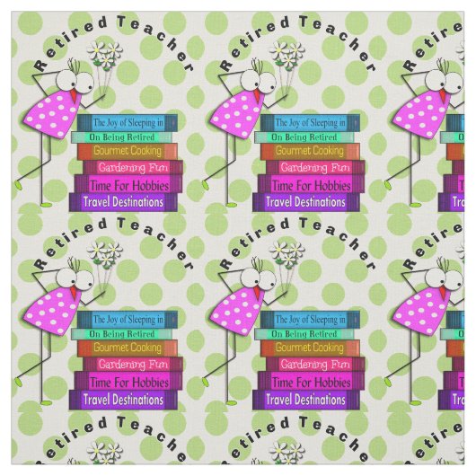 退職したお洒落先生 ファブリック (見本)