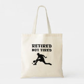 退職したしかし、疲れていない退職金のピックボールスポーツ トートバッグ (裏面)