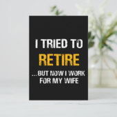 退職したつもりが今は妻に使われている サンキューカード (スタンド正面)