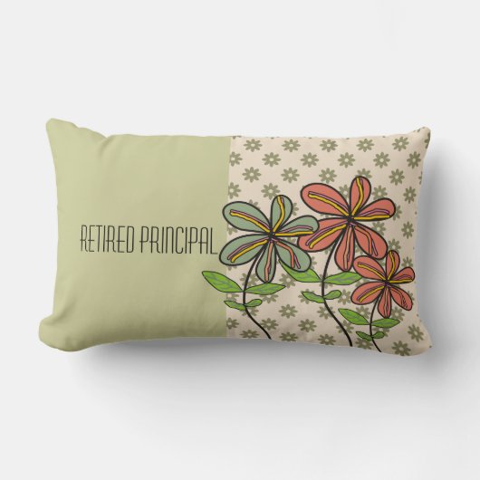 退職したで主な昼寝の枕 ランバークッション (正面)