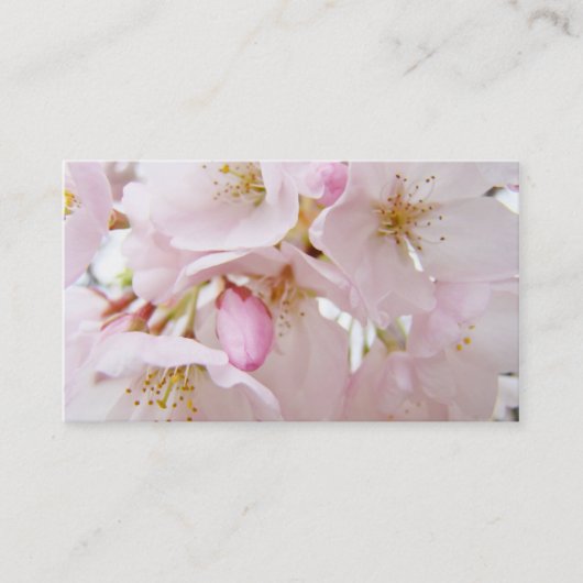 退職したで幸せな名刺の花の退職 コーリングカード (正面)