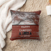 退職したなご機嫌な人RV |の素朴で赤い納屋木 クッション (ブランケット)