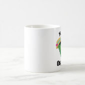 退職したなオルガン奏者のギフト コーヒーマグカップ (中央)