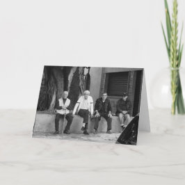 退職したなシシリアの人空白のなカード カード