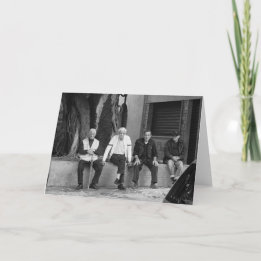 退職したなシシリアの人空白のなカード カード