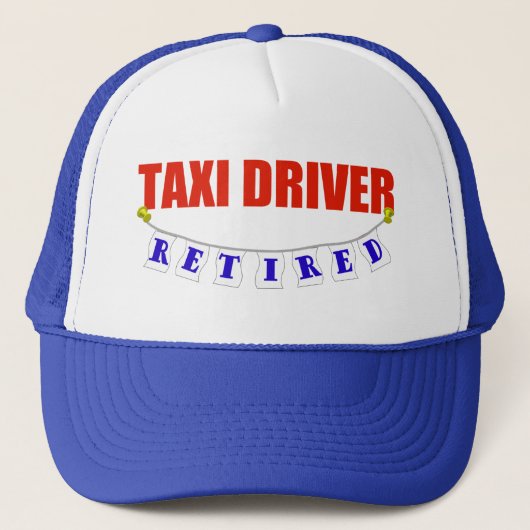 退職したなタクシー運転手 キャップ (正面)