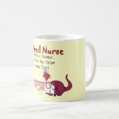 退職したなナースのギフト コーヒーマグカップ (正面右)