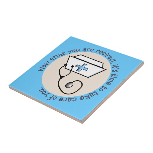 退職したなナースのタイル タイル (側面)