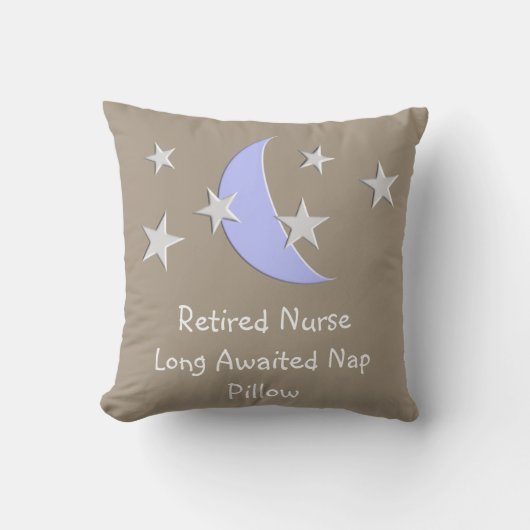 退職したなナースの昼寝の枕 クッション (正面)