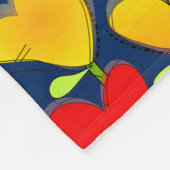 退職したなナースの詩のフリースブランケット海軍 フリースブランケット (角)