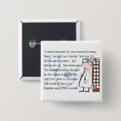 "退職したなナース"のストーリーアート--ユニークなギフト項目 缶バッジ (正面&裏面)