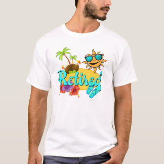退職したなビーチ Tシャツ