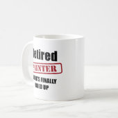 退職したなペインター コーヒーマグカップ (正面左)