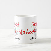 退職したな会計士は"まだ集計します" コーヒーマグカップ (中央)