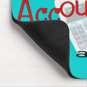 退職したな会計士は"まだ集計します" マウスパッド (コーナー)