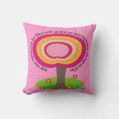 退職したな先生のお洒落な芸術の枕 クッション (正面)