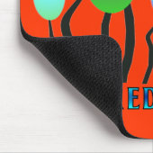 退職したな先生のアートな木のギフト マウスパッド (コーナー)