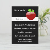 退職したな先生のパーティの招待状 招待状 (スタンド正面)