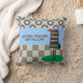 退職したな先生の昼寝の枕本の鳥 クッション (ブランケット)