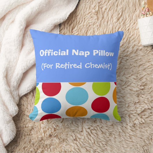 退職したな化学者"昼寝枕" クッション (ブランケット)