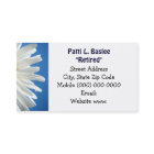 退職したな及び愛情のある生命名刺のデイジーの花柄