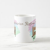 退職したな司書の空のカート コーヒーマグカップ (中央)