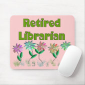 退職したな司書"春感覚" マウスパッド (マウス)
