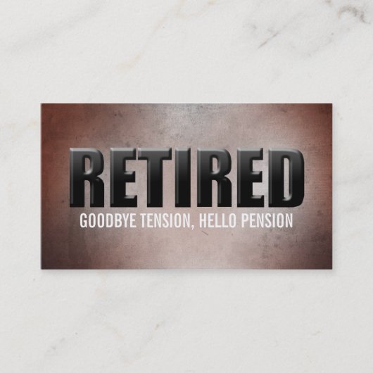 退職したな名刺 名刺 (正面)