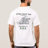 退職したな海賊1 Tシャツ (裏面)