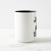 退職したな消防士の火の人の主でおもしろいなギフト マグカップ (中央)