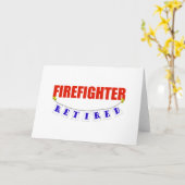 退職したな消防士 カード (黄色い花)