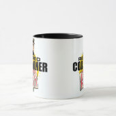 退職したな炭鉱作業員 マグカップ (中央)