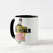 退職したな炭鉱作業員 マグカップ (正面左)