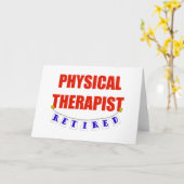 退職したな理学療法士 カード (黄色い花)