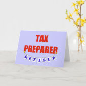 退職したな税準備者 カード (黄色い花)