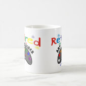 退職したな美術教師のカード及びギフト コーヒーマグカップ (中央)