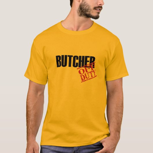 退職したな肉屋 Tシャツ (正面)