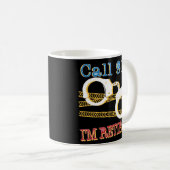 退職したな警察官の警官のおもしろいな退職のマグ コーヒーマグカップ (正面右)