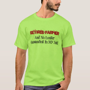 退職したな農家 Tシャツ
