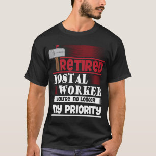 退職したな郵便局員のおもしろいな救出者の退職 Tシャツ