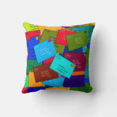 退職したな郵便局員の手紙 クッション (裏面)