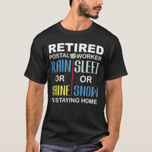 退職したな郵便局員雨輝やきは家に居ます Tシャツ