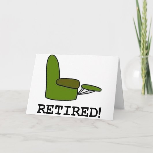 退職したな項目 カード (正面)