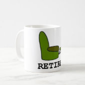 退職したな項目 コーヒーマグカップ (正面左)