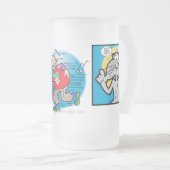 」退職したな59erか。 ない私 フロストグラスビールジョッキ (正面右)