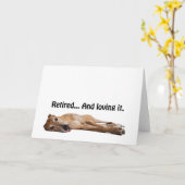 退職したな、それを愛しているGVVのグレイハウンド カード (黄色い花)