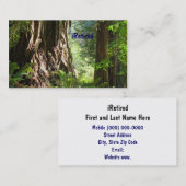 退職したなiRetired名刺の退職 名刺 (正面/裏面)