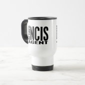 退職したなNCISの代理店 トラベルマグ (正面左)