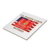 退職したなUSMC タイル (側面)